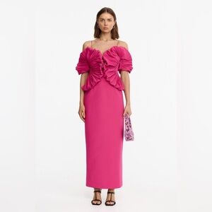 Acler Darnhill Midi Dress in Pink